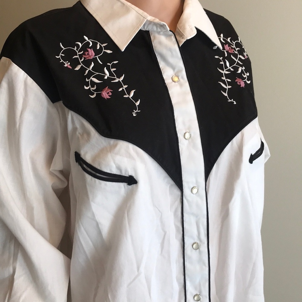 Country Charmers xxl western pearl snap shirt